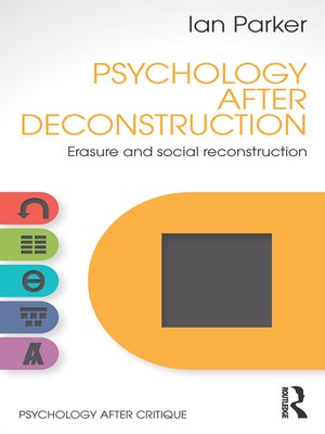 cover image of Psychology After Deconstruction